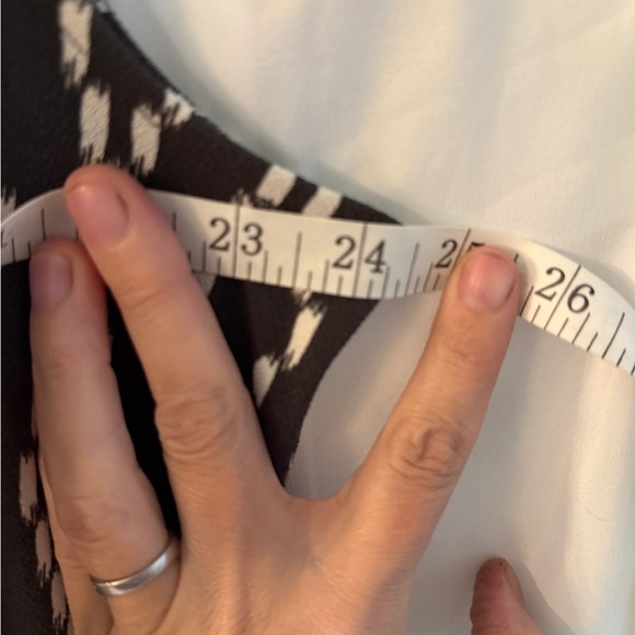 Banana Republic dark gray and White Geometric Pattern Dress - Picture 3 of 6